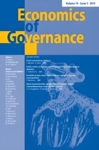 Economics of Governance
