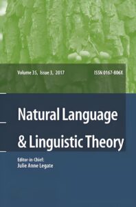 Natural Language & Linguistic Theory